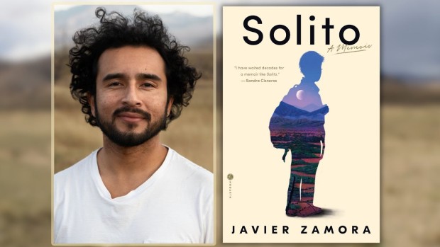 Image of author Zamora and his book cover